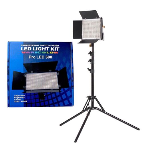 Pro LED 600 Light Kit + Tripod Stand + Batteries Item | Buy Pro LED 600 Light Kit + Tripod Stand + Batteries | SPOP Enterprise Global